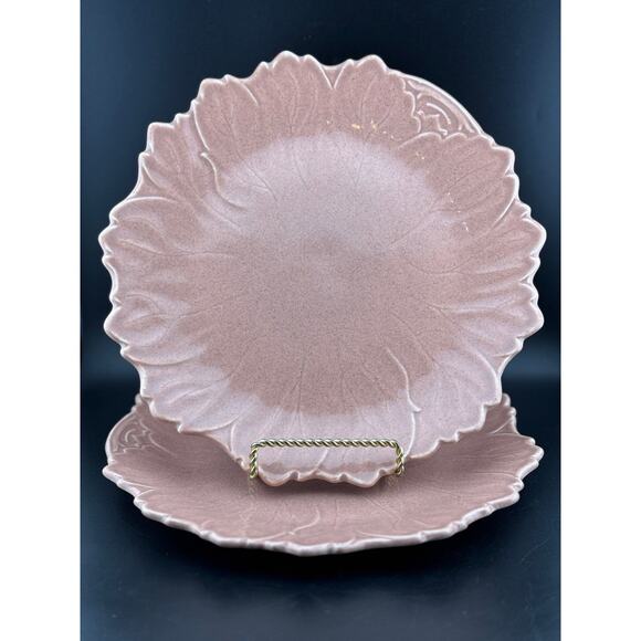 Woodfield Salmon Pink 10.5" Plate by Steubenville - Picture 1 of 7